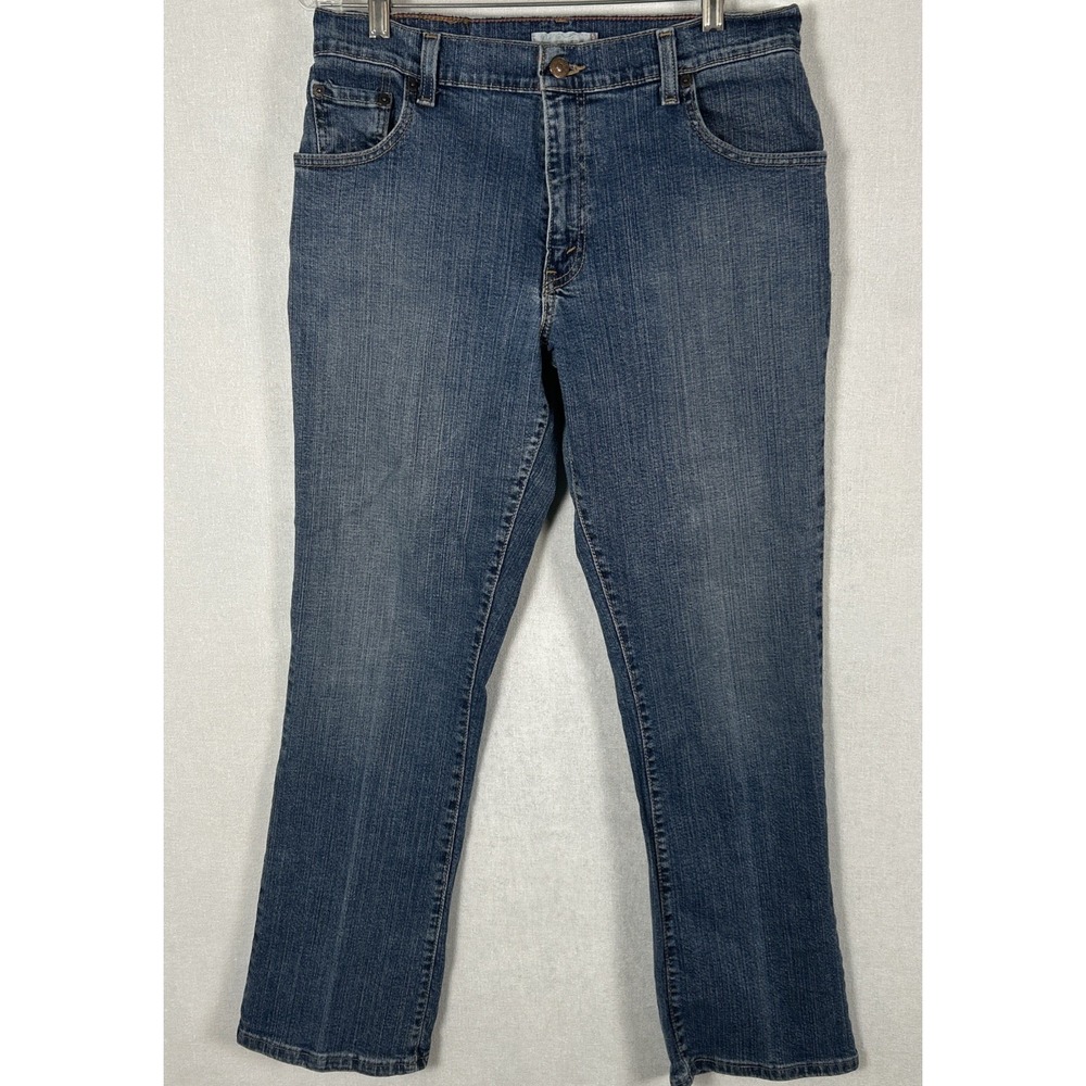 Levi's 550‎ Relaxed Boot Cut Jeans Women's Size 12M Stretch Blue